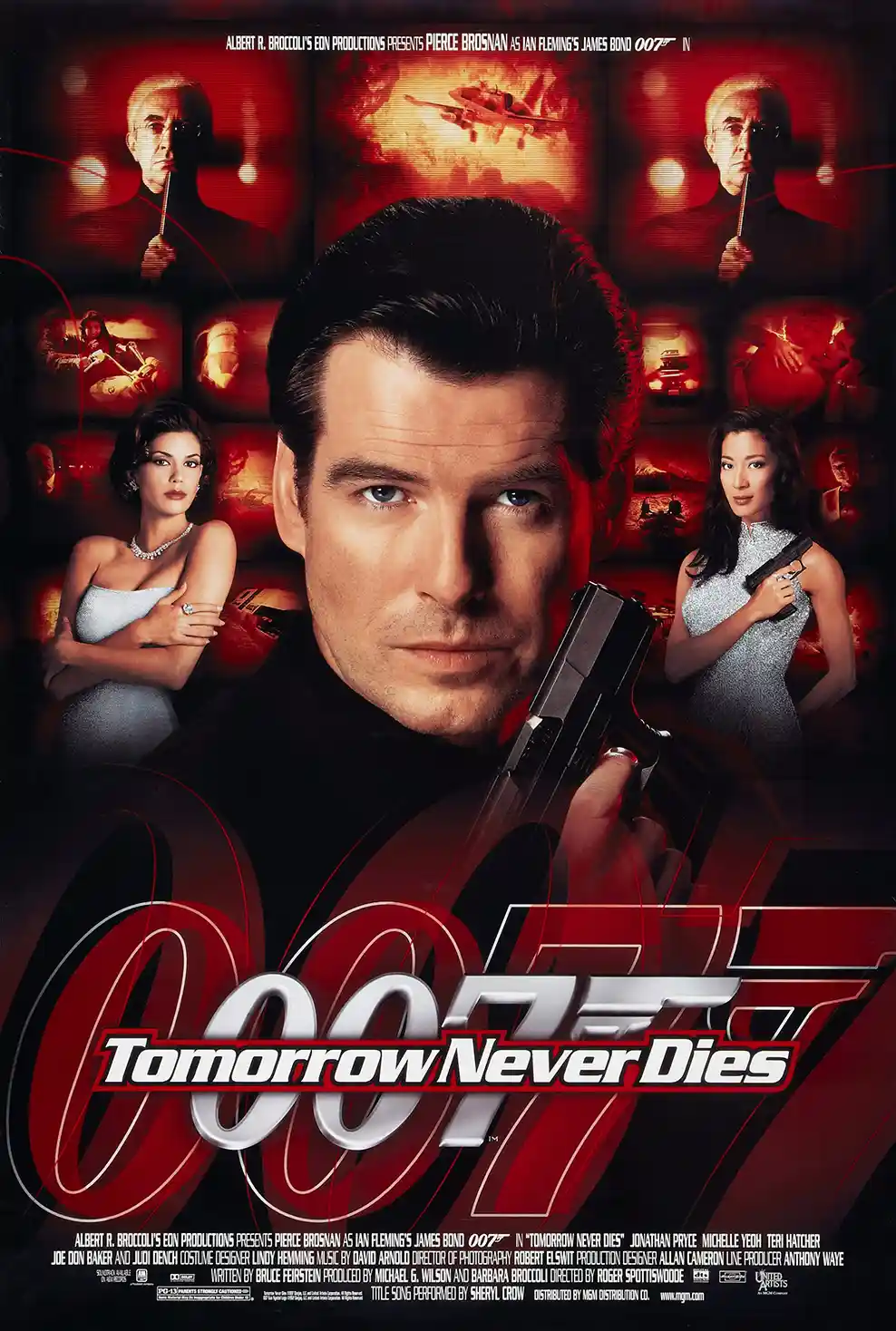 Tomorrow Never Dies | James Bond Movie Poster | Pierce Brosnan 007 Art