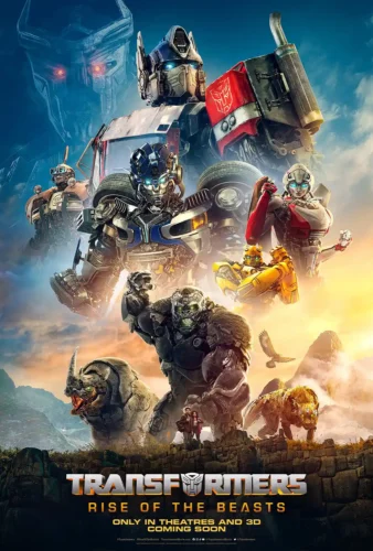 Transformers Rise of the Beasts 2023 Autobot Action Movie Poster