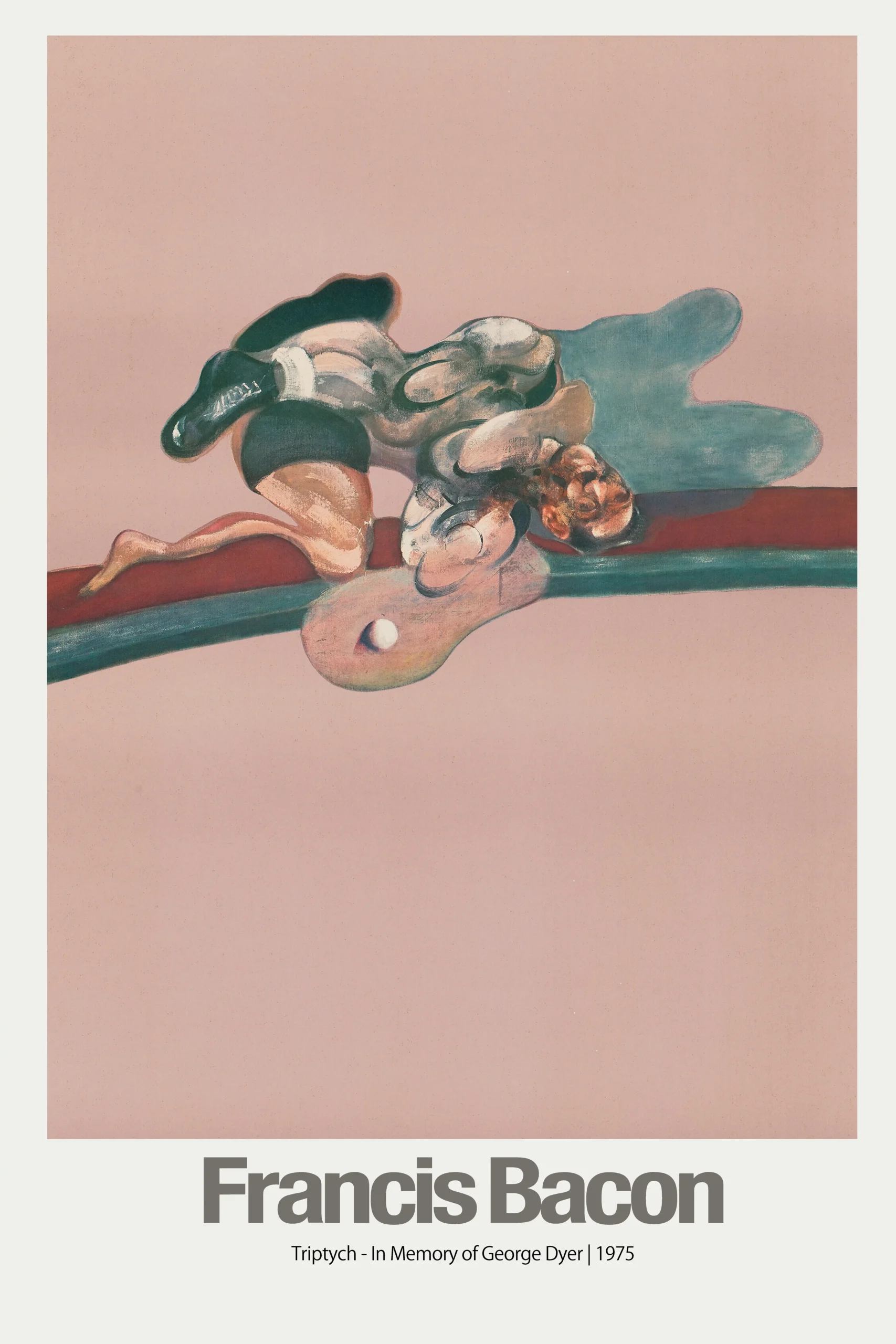 Francis Bacon | Abstract Art Poster | Triptych In Memory of George Dyer Print
