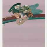 Francis Bacon, Triptych (Left Panel) 1971 Abstract Art Print