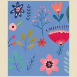 Turin Fiori e Piante Italian City Botanical Art Wall Art Print