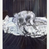 Francis Bacon Two Figures 1953, Expressionist Fine Art Print