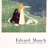 Edvard Munch Two Women at the Seashore LACMA 1969 Art Print