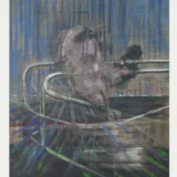 Francis Bacon Untitled Crouching Nude on Rail 1952 Art Print