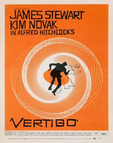 Vertigo 1958 Alfred Hitchcock Film Saul Bass Movie Poster