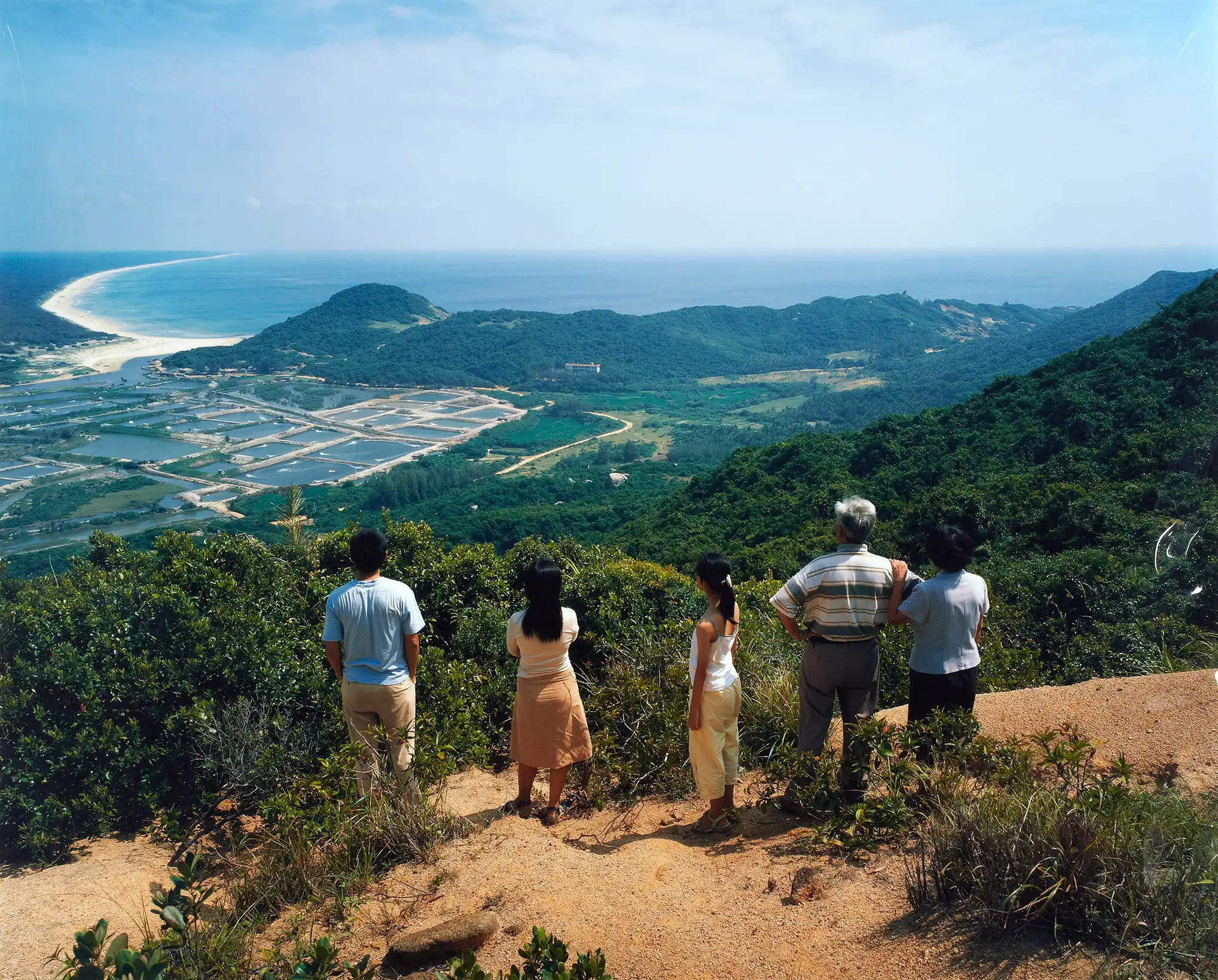 Weng Fen Coastal View Art Poster | Chinese Photography Wall Decor