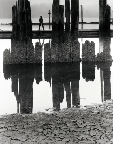 Wynn Bullock, Boy Fishing (1959) Black and White Photography Print