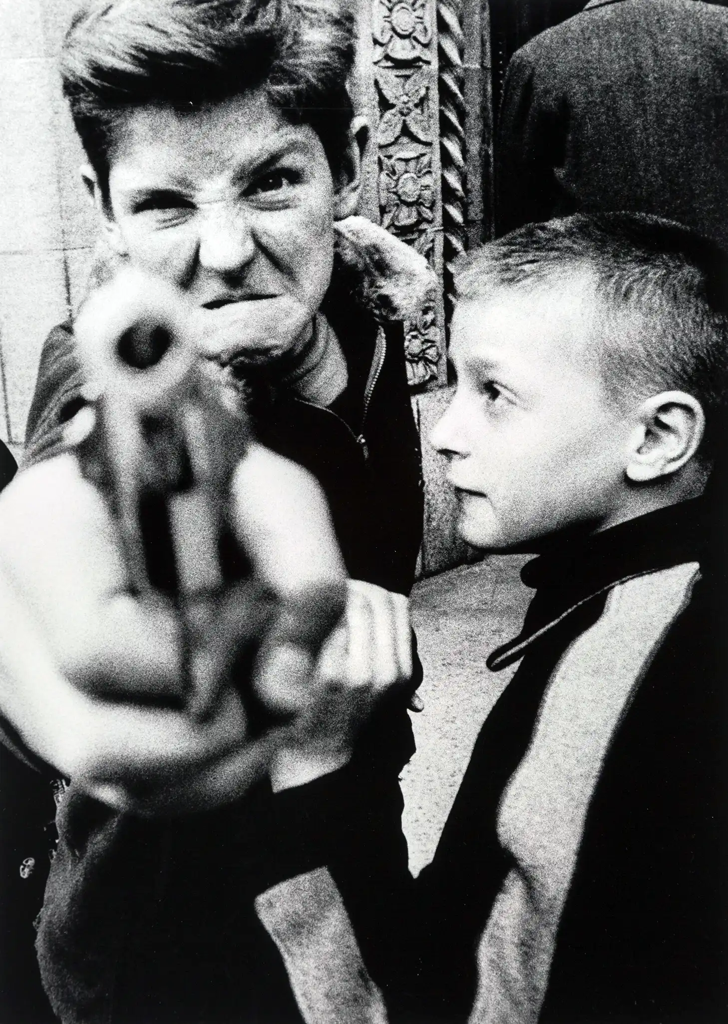 William Klein Gun 1, New York (1955) | Art Poster | Iconic Vintage B&W Print
