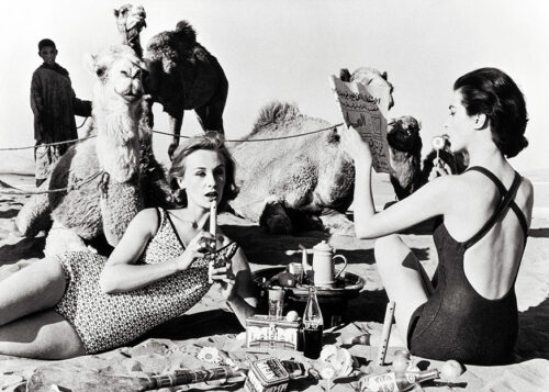 William Klein Photography Print, Tatiana Morocco Tea Party, Vogue 1958