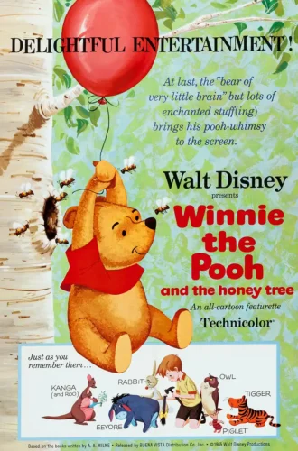 Winnie the Pooh and the Honey Tree 1966 Movie Poster