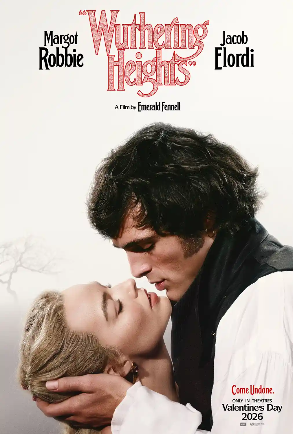 Wuthering Heights 2026 Movie Poster | Heathcliff & Catherine Embrace Art
