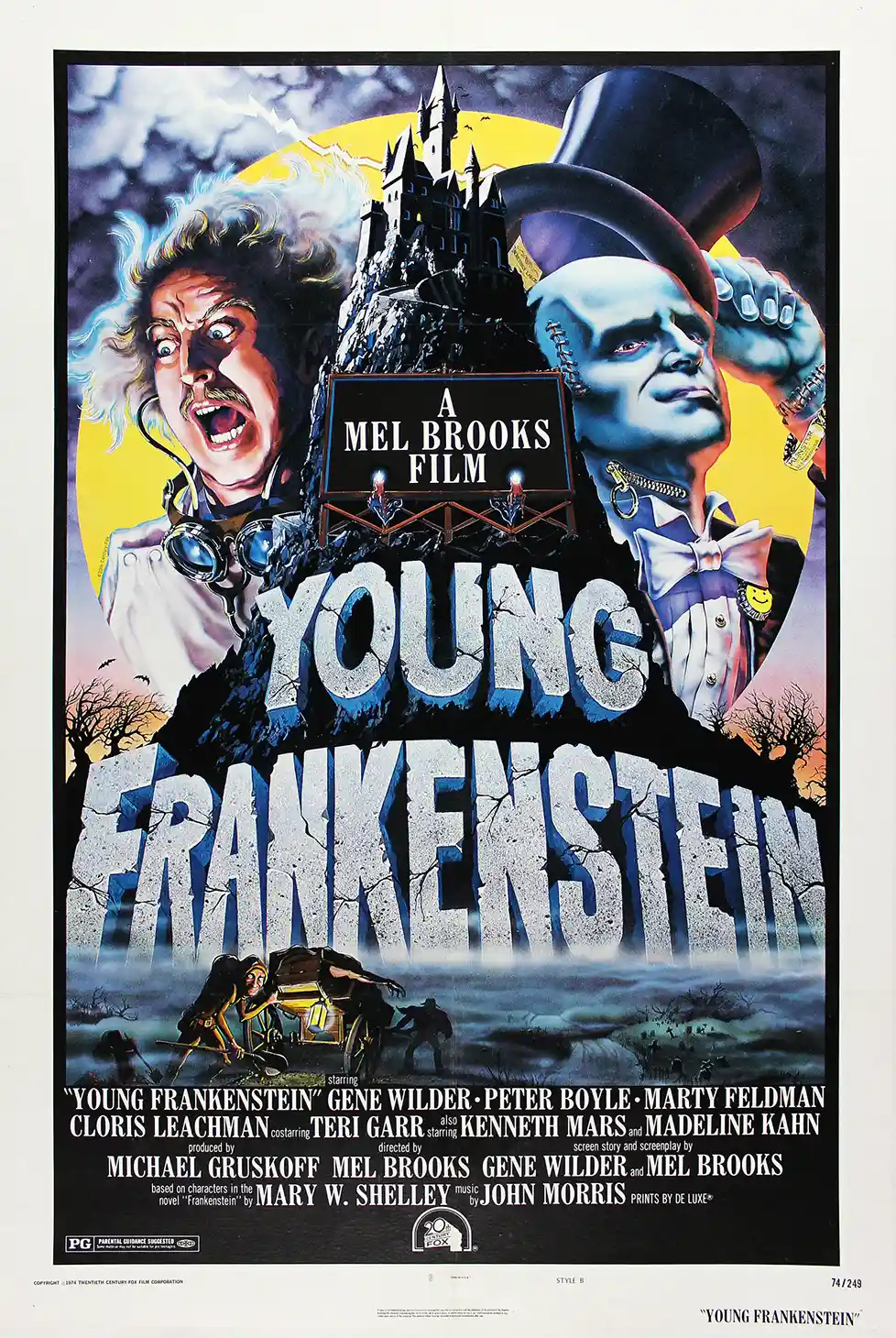 Young Frankenstein | Movie Poster | Iconic Gene Wilder Classic Horror Art