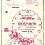 Wild Strawberries Ingmar Bergman Vintage Movie Poster