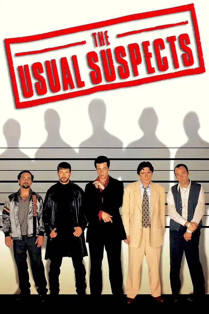 The Usual Suspects | Movie Poster | Iconic Police Lineup Wall Art