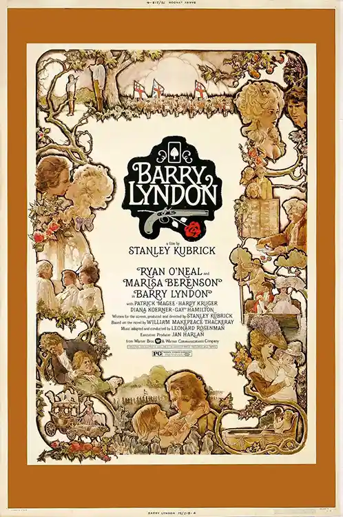 Barry Lyndon Movie Poster | Original Illustrated Storybook Art