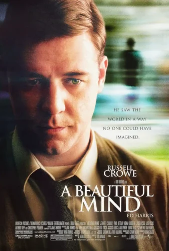 A Beautiful Mind Russell Crowe John Nash Movie Poster