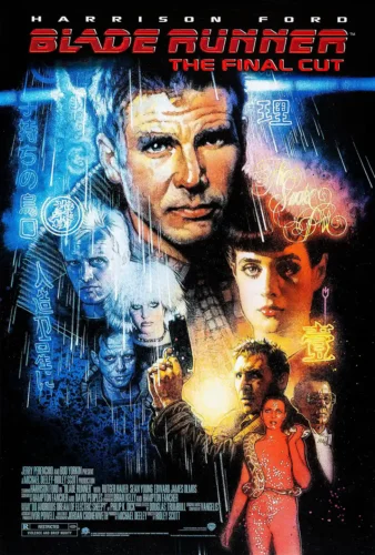 Blade Runner The Final Cut Harrison Ford Sci-Fi Movie Poster