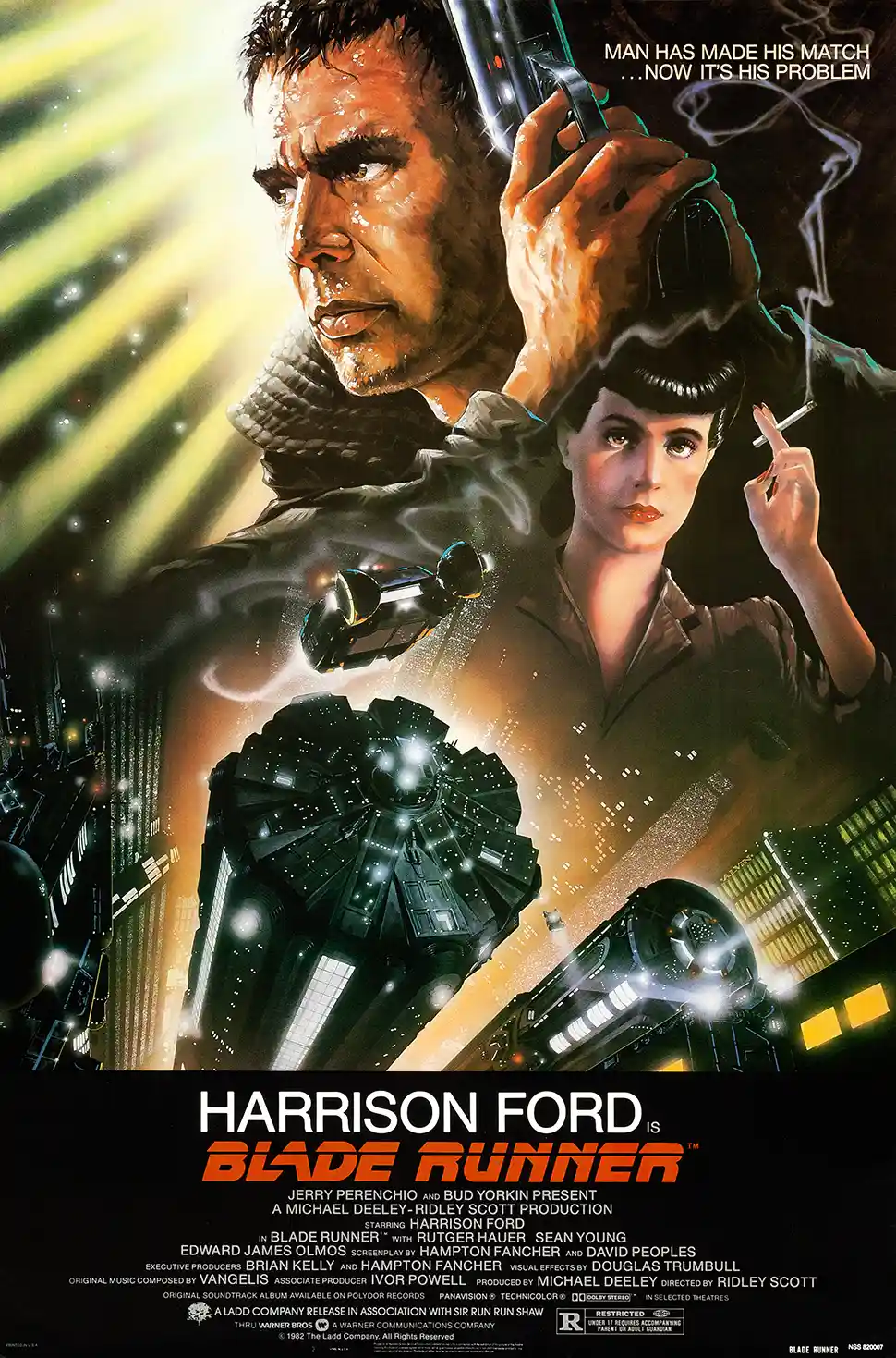 Blade Runner | Movie Poster | Original 1982 Sci-Fi Film Art Print