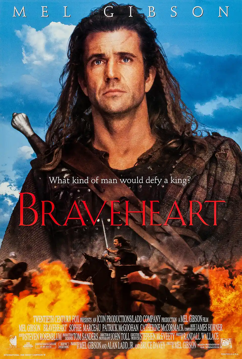 Braveheart | Movie Poster | Mel Gibson as William Wallace Print