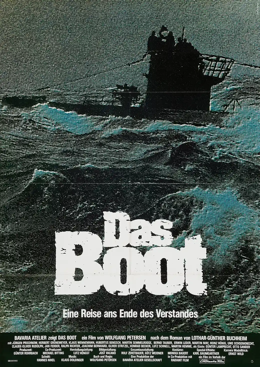Das Boot | Movie Poster | Vintage U-Boat Sea Art Print