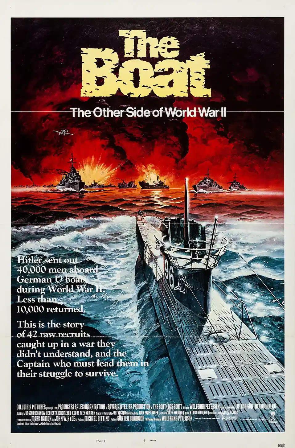 Das Boot | Movie Poster | Dramatic U-Boat War Film Wall Art Print