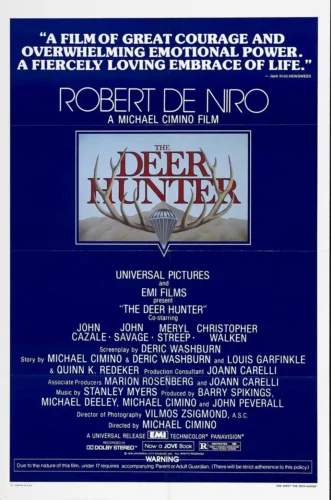 The Deer Hunter 1978 Michael Cimino Film Art, Vintage Movie Poster