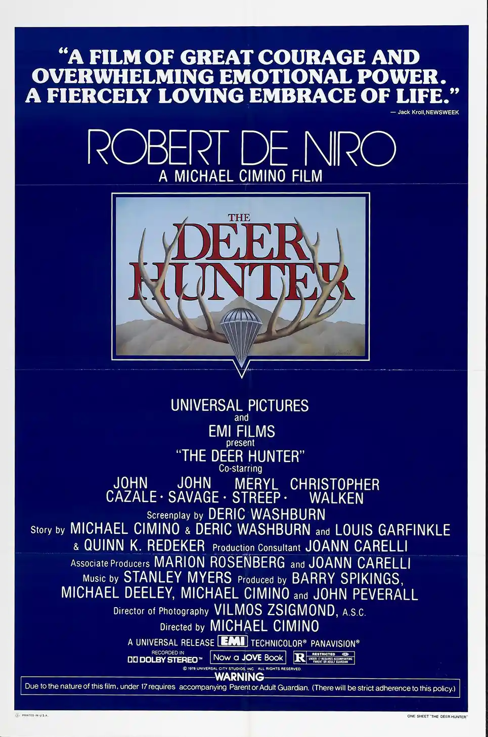 The Deer Hunter | Movie Poster | Original 1978 One Sheet Film Art