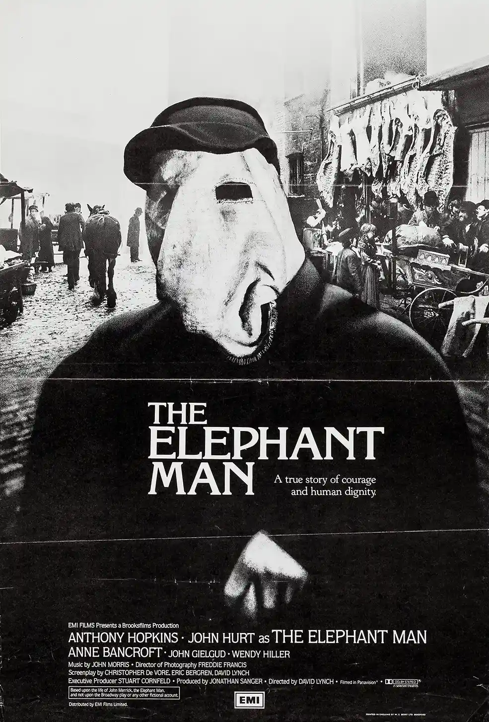 The Elephant Man | Movie Poster | Iconic Black & White Film Art