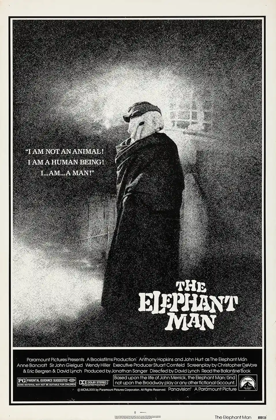 The Elephant Man | Movie Poster | Iconic Black & White Art Print