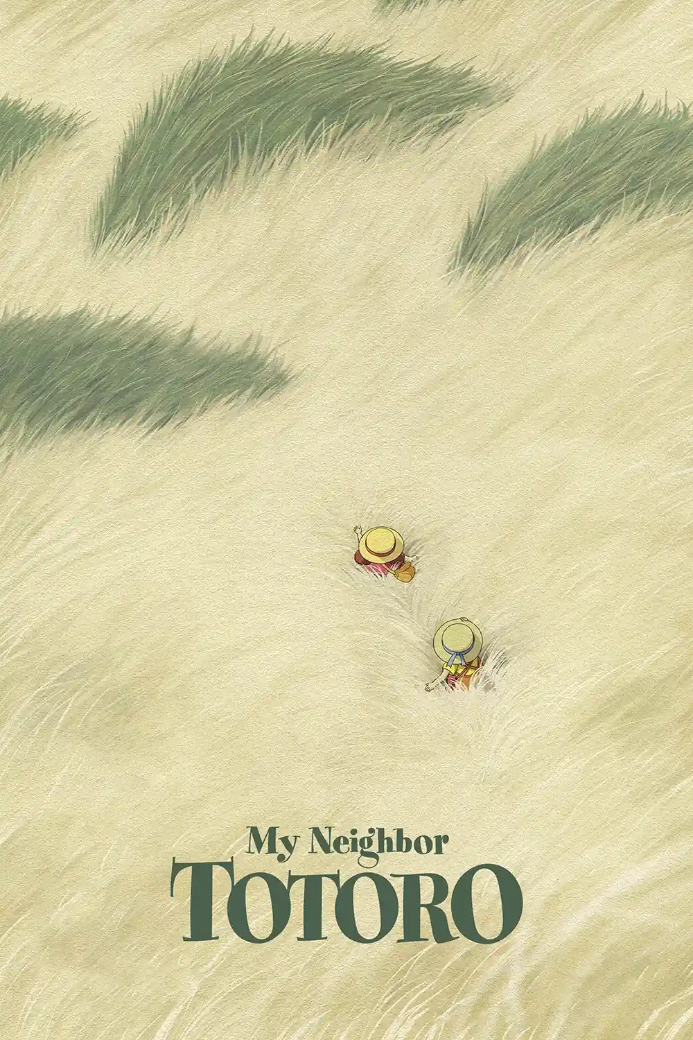My Neighbor Totoro | Studio Ghibli Movie Poster | Minimalist Field Wall Art