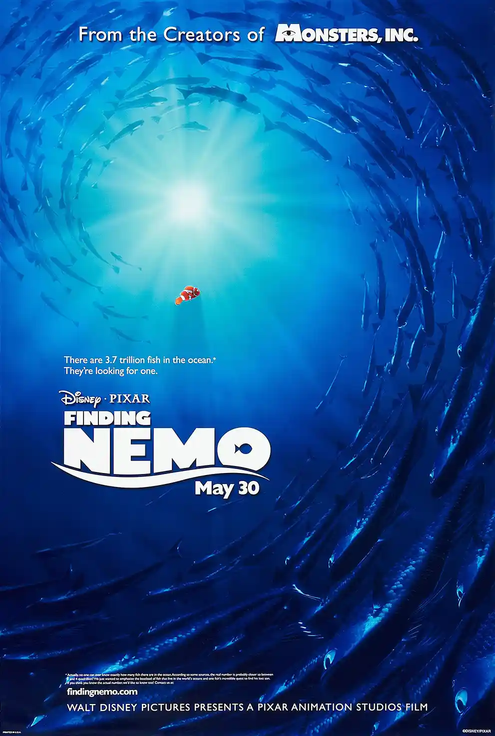 Finding Nemo | Movie Poster | Iconic Swarm Key Art Print