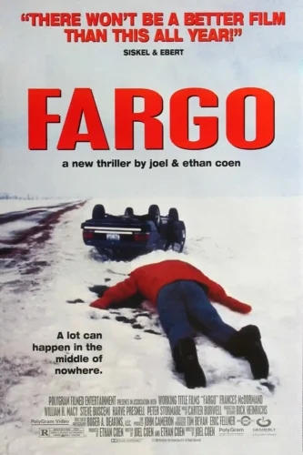 Fargo 1996 Theatrical Coen Brothers Movie Poster