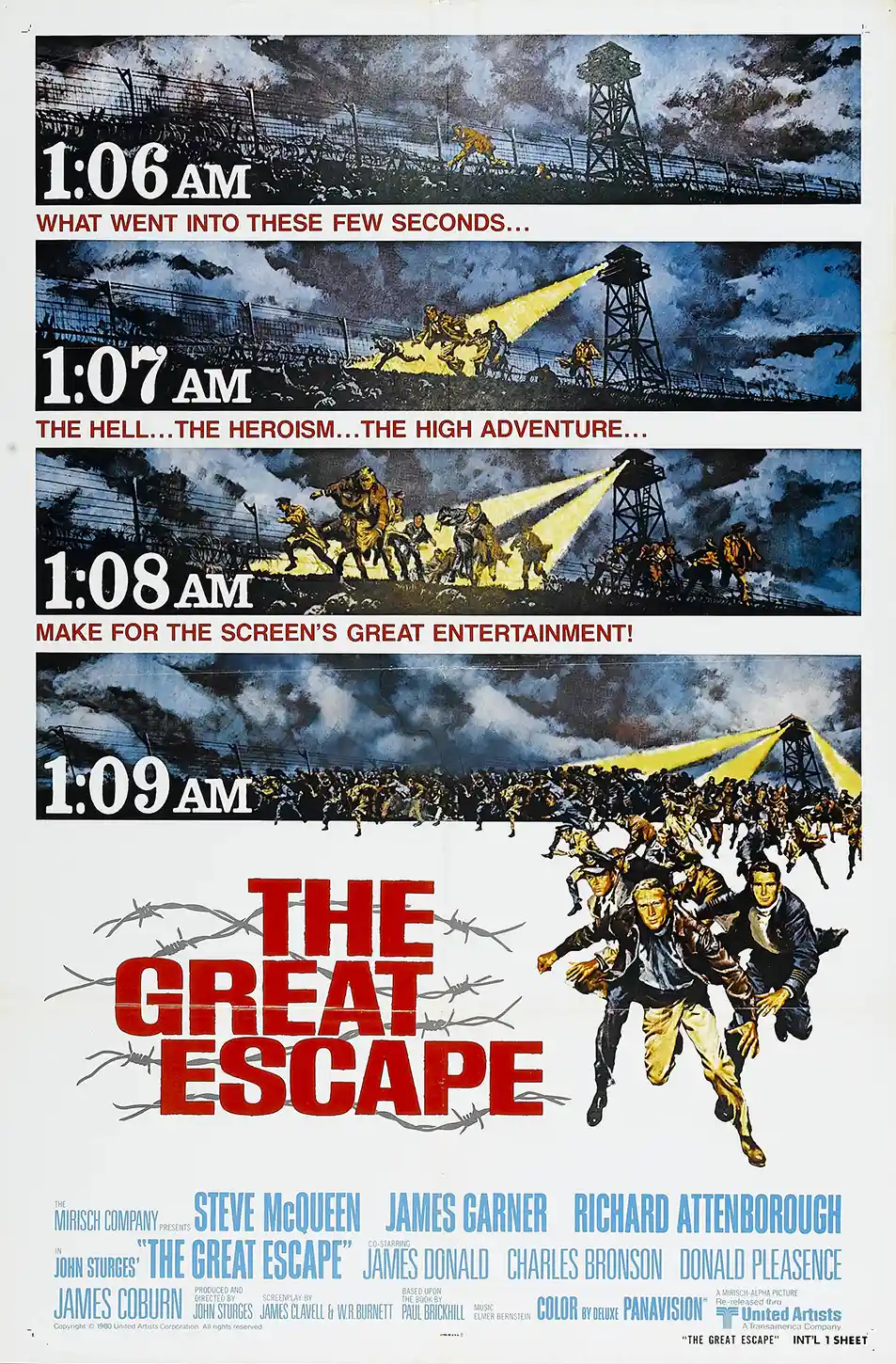 The Great Escape | Movie Poster | Iconic 1:06 AM Escape Sequence Art Print