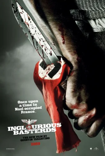 Inglourious Basterds Bloody Knife and Armband Movie Poster