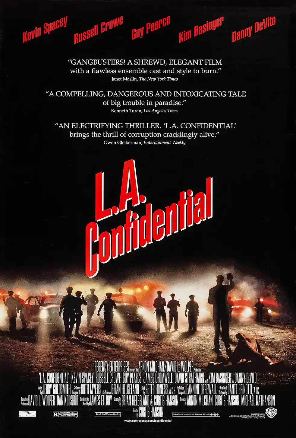 L.A. Confidential | Movie Poster | Classic Noir Crime Film Art