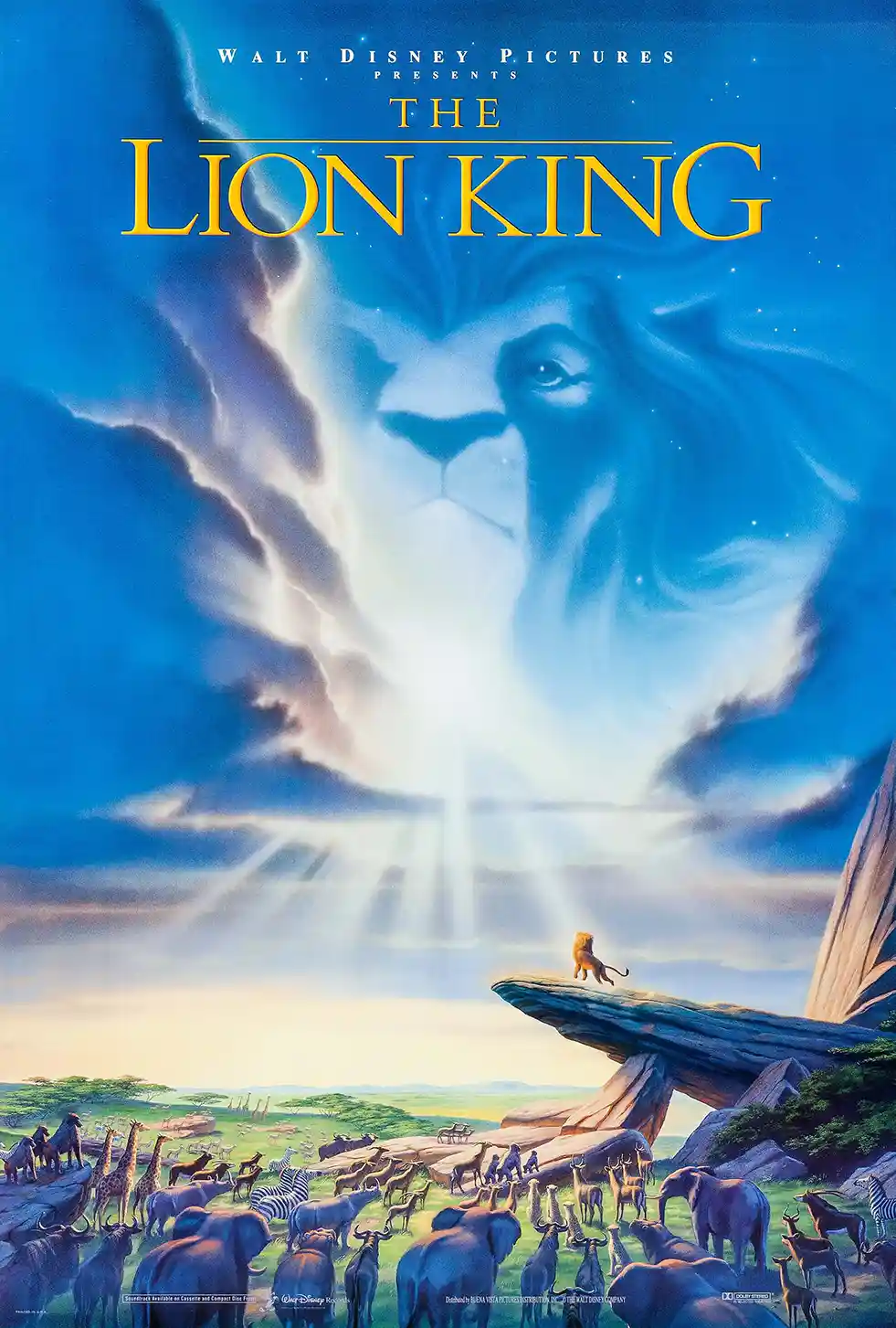 The Lion King | Movie Poster | Classic Disney Pride Rock Wall Art Print