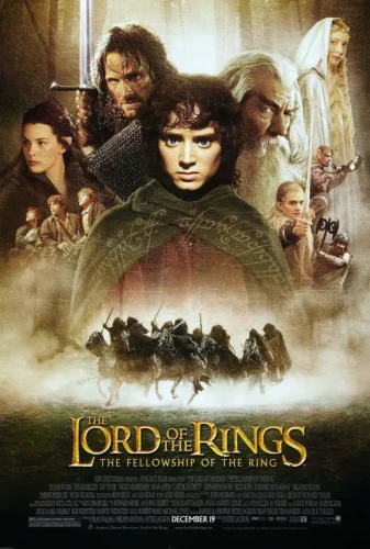 Lord of the Rings Fellowship of the Ring Cinematic Movie Poster