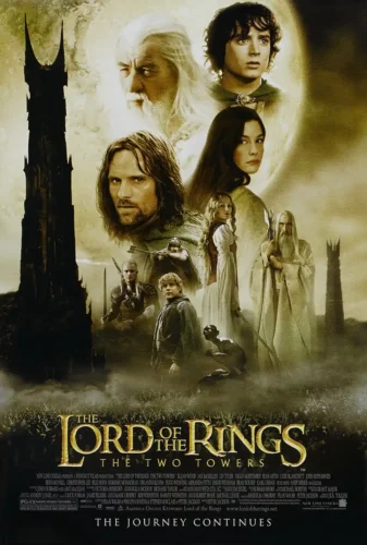 The Two Towers Lord of the Rings Character Cast Movie Poster