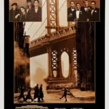 Once Upon a Time in America Sepia Manhattan Bridge Movie Poster