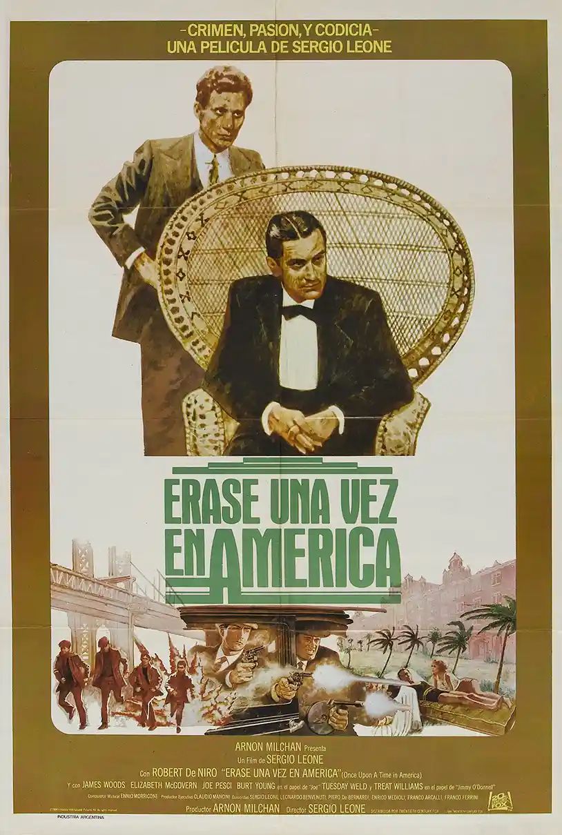 Once Upon a Time in America | Movie Poster | Spanish Vintage Character Art