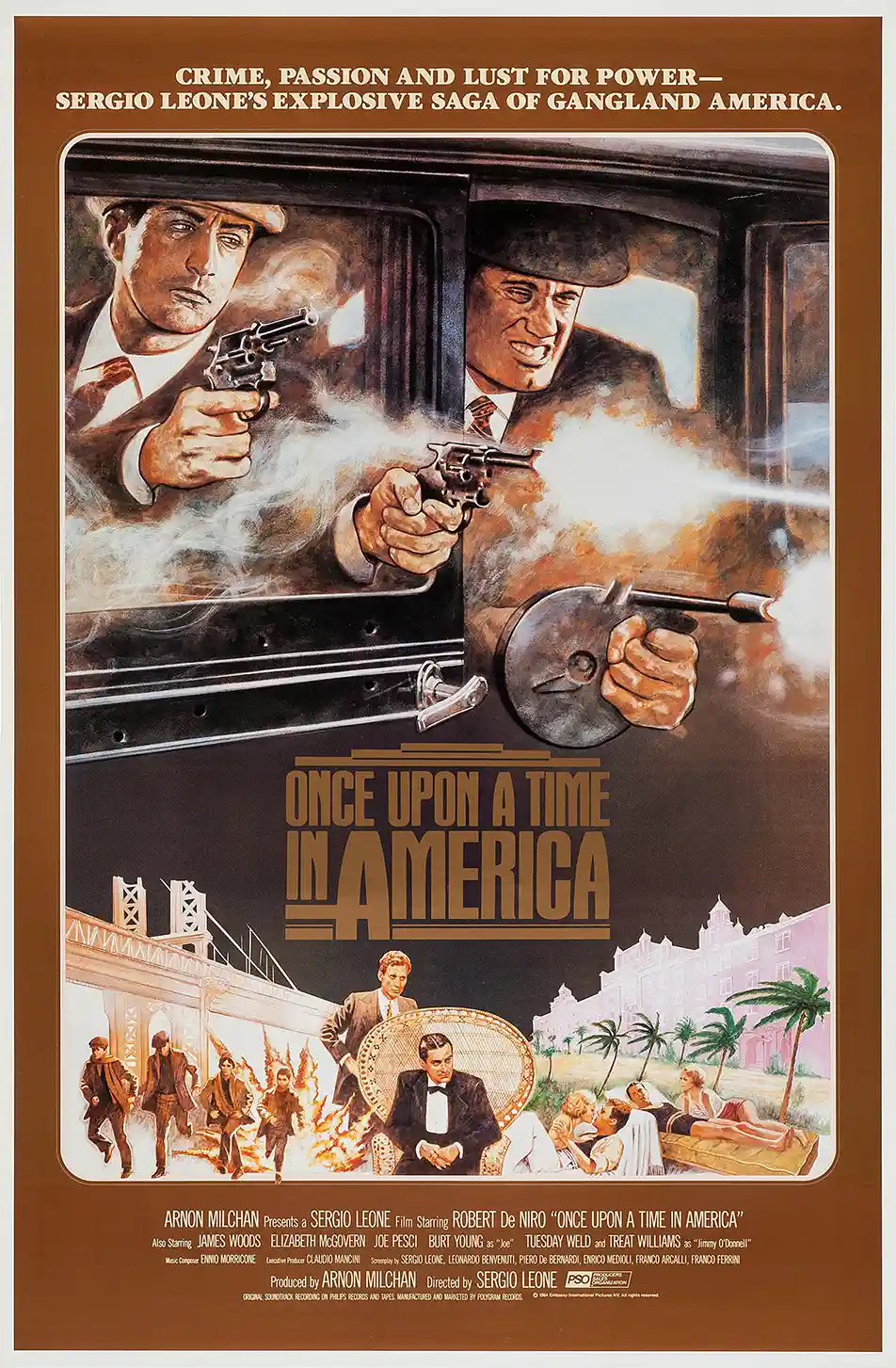 Once Upon a Time in America | Classic Movie Poster | Explosive Gangster Wall Art