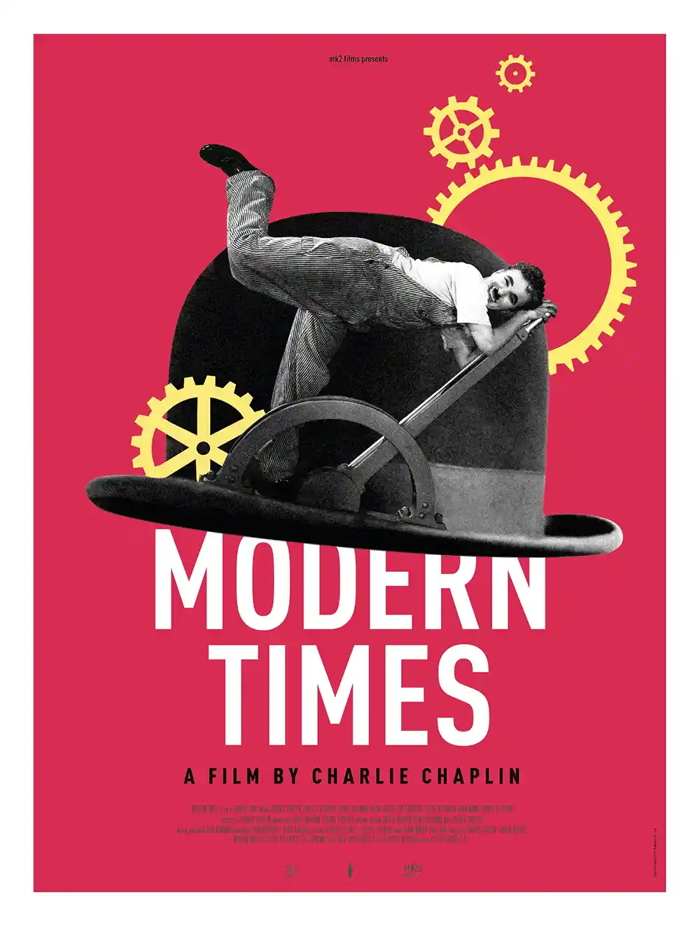 Modern Times | Movie Poster | Charlie Chaplin Minimalist Art