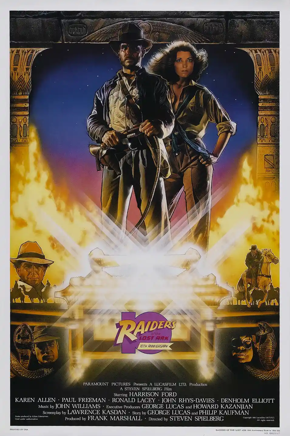 Raiders of the Lost Ark | Movie Poster | Classic Indiana Jones Wall Art