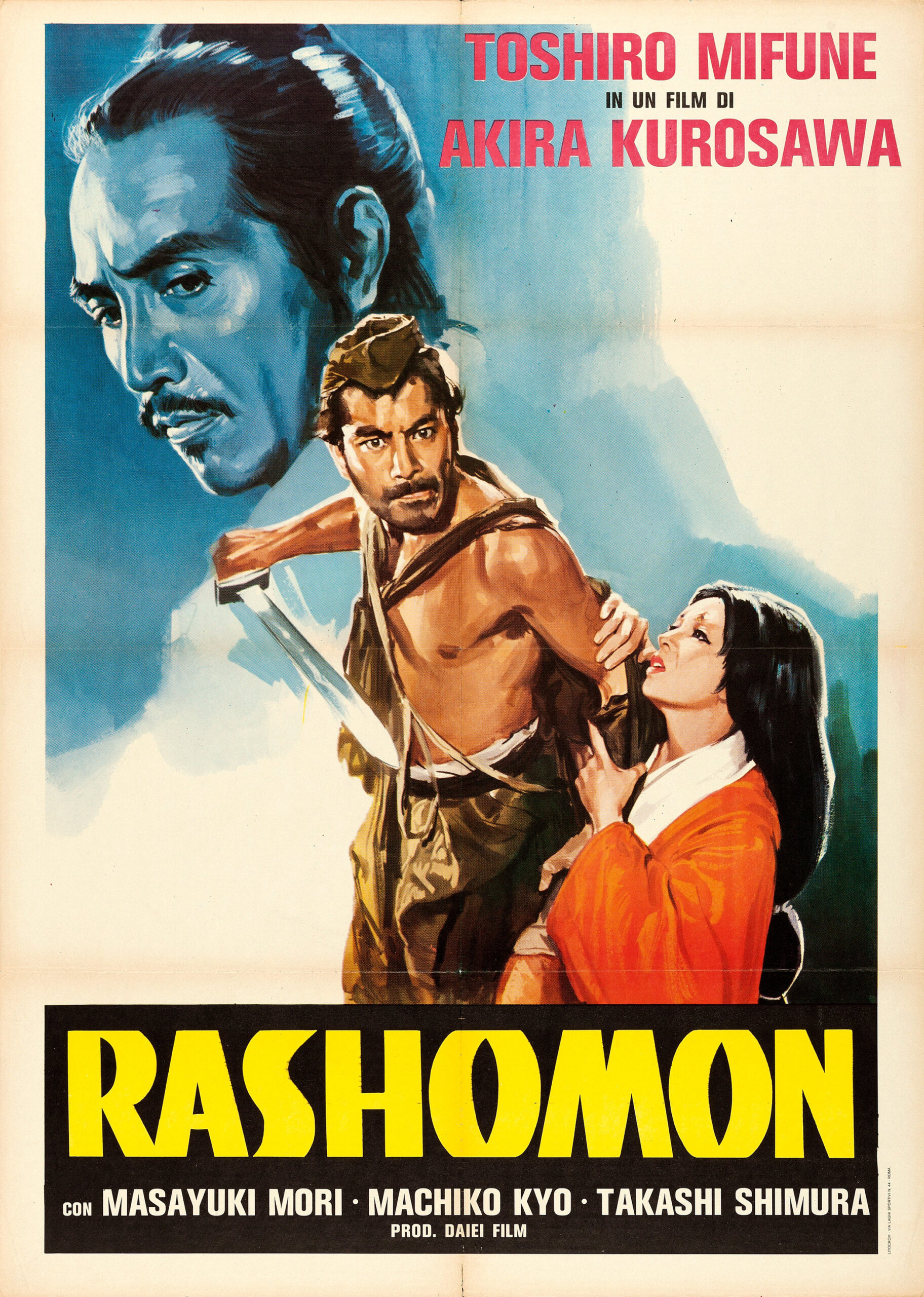 Rashomon | Movie Poster | Vintage Italian Style Wall Art Print