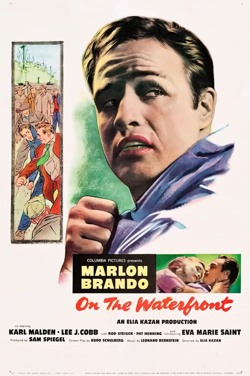 On The Waterfront | Movie Poster | Classic Marlon Brando Portrait Art