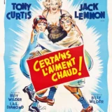Some Like It Hot French Vintage Cinema Movie Poster