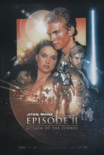 Star Wars Episode II Attack of the Clones Movie Poster