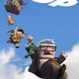 Up 2009 Animated Carl and Russell Movie Poster