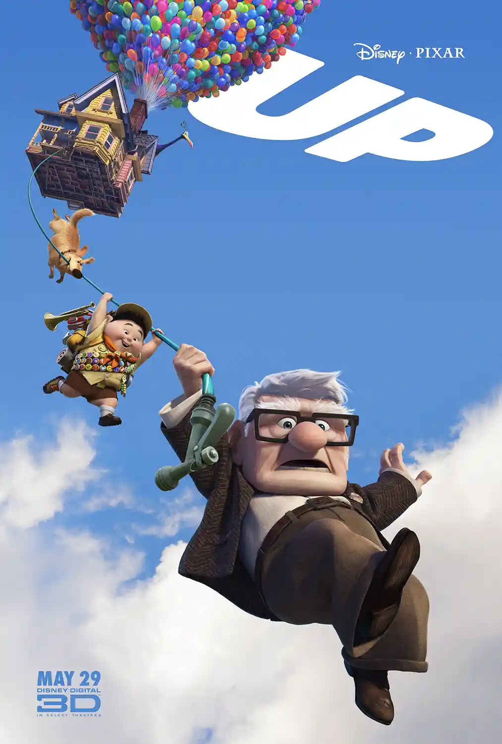 Up (Disney Pixar) | Movie Poster | Iconic Flying House Wall Art Print