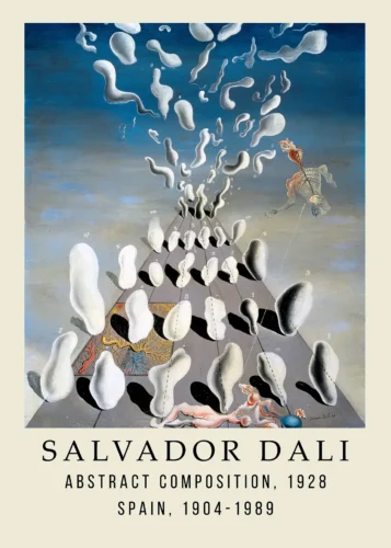 Salvador Dali Abstract Composition 1928 Surrealist Art Print